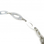 Les Tr&eacute;sors De Lily [D7919] - Bracelet Argent 'Calissons' h&otilde;be