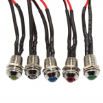 5 tk autopaadi DC12V LED indikaatortuli piloodi armatuurlaua armatuurlaua paneeli hoiatuslamp