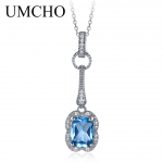 UMCHO ripatsid kaelakeed naistele pulmaehted kingitus taevasinine v&auml;rv