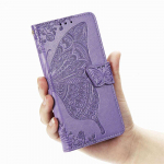 Butterfly Leather Book Flip Wallet Case telefoni kate Redmi 12 12C 10 10C 9A 9C 10A Note 12S 12 Pro+ 5G 8 8T 9S 9 10S 11 11S jaoks Samsung A14 A54 A34 jaoks RedMi 7A