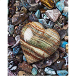 T&auml;ielik 5D-tehtud teemantmaaling kivist armastuse tikandid ristpistes kodukaunistus k&auml;sitsi valmistatud kingitus 25x30cm