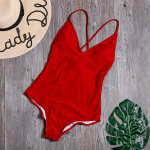 Naiste soliidsed bikiinid Seksikas sidemega &uuml;hes t&uuml;kis seljata ujumistrikoo Naiste ujumiskost&uuml;&uuml;mid Body Beach Kandke uut monov&auml;rvi ujumistrikoo M