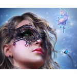 5D DIY teemantmaaling maastik t&auml;isring puur Teemanttikandid Mosaiikmaal Dekoor Avaleht 20X30CM