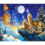 Teemanttikandid Hundi mosaiikkristall 5D ristpistega teemantmaaling DIY kleebise sisekujundus 20X30CM