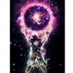 5D DIY teemantmaalikomplekt Super Saiyan Art Teemanttikandid Rhinestones Kaunistused koduks 30x40cm