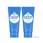 A'PIEU Deep Clean Foam Cleanser 130ml*2 (2EA SET)