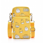 Cartoon Gudetama Mini Crossbody kotid naistele Telefonikott V&auml;ikesed naiste &otilde;lakotid Rahakotid kollane