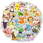 50 tk armsat multifilmi loomakleebisega m&auml;nguasjad lastele Naljakad s&otilde;nad Animekleebised s&uuml;learvutitele pagasi autokleebised kingitused lastele