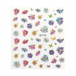 Laser v&auml;rviline liblikas s&uuml;gisene 3D k&uuml;&uuml;nekleebised liimiga liugurid k&uuml;&uuml;nte teisaldamise kleebised fooliumid kaunistused k&uuml;&uuml;nekleebised disain