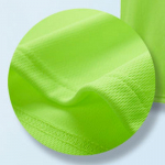 Suvine kiirelt kuivav T-s&auml;rk kohandatud &uuml;mara kaelusega sportlik l&uuml;hikeste varrukatega meestele ja naistele vabaaja riie L