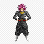 Plaastrid riidekoti jaoks Triikida termokleebistele Broly kompressioons&auml;rk Broly Goku mustriga pestav soojus&uuml;lekanne