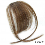 LISI HAIR Kunsttukid S&uuml;nteetilised juuksetukid Juuksepikendused Fake Fringe Naturaalsed juukseklambrid tukkidele Helepruunid k&otilde;rge temperatuuriga parukad