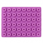 48 Cavity Mini Donut Silikoon Vorm Donut K&uuml;psetusn&otilde;ud Donut Ahjupann J&auml;&auml;vormid Magustoidu &scaron;okolaadik&uuml;psise koogivormid