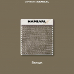 1 TK NAPEARL &Uuml;hev&auml;rvilised l&auml;bipaistvad kardinad magamistoa elutuppa Luksuslikud pehmest riidest kodu dekoratiivsed t&uuml;llkardinad W150cm x L250cm pruun