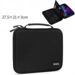 Boona k&auml;ekoti &uuml;mbris iPad Pro 11-tollise koti varrukakaanega p&otilde;rutuskindla kotikoti t&otilde;mblukk koos klambriga tahvelarvuti s&uuml;learvuti koti portfelliga 11 inch must