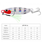 Lure Short Lead Fish Hard Bait Long Throw Submerged Metal Bait Simulation False Bait 15G