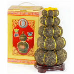 3000 g Yunnan Pu-erh roheline tee 5 kihiga k&otilde;rvitsa k&otilde;rvitsa t&uuml;&uuml;pi k&auml;sit&ouml;&ouml;na valmistatud pu'eri kinketee 3000g