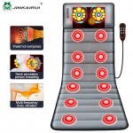 Jinkairui elektriline massaažimadrats s&otilde;tkuv vibreeriv soojendus kehale nimmeosa kaela seljavalu leevendamiseks kodukontor Tervishoid