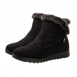 Naiste lumesaapad Soojad paksendatud libisemisvastased pahkluu saapad T&otilde;mblukuga lamedad kingad 35 must