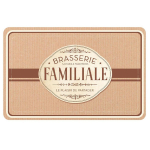 Les Tr&eacute;sors De Lily [A1898] - pruun  Brasserie Familiale  lauamatt - 43x28 ​​cm pruun