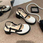 Mary Janes platvormkingad Pandlaga vibu &uuml;mmargune varvas Magusad kingad Lolita Hollow Fairy Elegantsed sandaalid Kingad Naine vabaaja suvi 35 beež