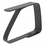 4tk Suured laudlina katteklambrid roostevabast terasest libisemisvastased laudlina hoidiku klambrid Promenade Camping Party lauakatte klamber must