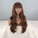 LISI HAIR Naiste mood pikad lainelised ombre roosa parukas ilma tukkideta s&uuml;nteetilisest kiust naturaalne laineline Cosplay igap&auml;evane kanda roosa parukas