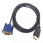 Ramidose 1,8 M HDMI-kaabel HDMI-VGA-1080P HD-heliadapteri kaabliga HDMI-VGA-kaabel One Size must