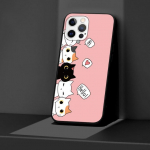 Armas Cat Black Case Apple Iphone 11 13 12 Mini 14 Pro Max Xr 7 8 +Se 2020 Xs 6 6s Plus 5 5s Silikoonist telefonikaane multikas iPhone 7 8