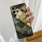 Telefoni&uuml;mbris Samsung Galaxy S21 S23 Ultra 5g S8 S7 S10e S22 Plus S20 Fe S10 S9 kamuflaažimustriga Camo s&otilde;jav&auml;e armee kate Samsung S23 5G
