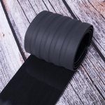 Auto tagumise p&otilde;rkeraua kummist kleebis Kaitse kriimustuskaitse riba nurga kleebis A must