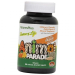 Vitamiinid lastele, Animal Parade Laste Multi, Nature's Plus 90 tab Cherry (36375037) 90tab Cherry