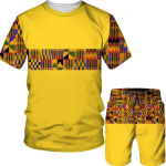 Naljakas 3D-print African Dashiki Meeste T-s&auml;rk L&uuml;hikesed p&uuml;ksid Meeste dressid Rahvap&auml;rased r&otilde;ivad Unisex T-s&auml;rgid/l&uuml;hikesed p&uuml;ksid/&uuml;likond, Naine Meeste riided 6XL