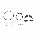 Kaitsev alamliini oksad, kinnitus l&auml;bi džungli Kaitse takistuste k&otilde;rvaldamine Suzuki Jimny 2012-2017 autotarvikute jaoks must