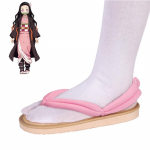 Anime Demon Slayer Cosplay Kingad Kimetsu No Yaiba Kamado Tanjirou Puukingad Sandaalid Kamado Nezuko Geta Kochou Shinobu pl&auml;tud 36-37