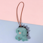 Armas dinosauruse nimekleebis ripats pl&uuml;&uuml;sist nuku nimesilt Charm v&otilde;tmehoidja koti kujundus roosa