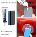 1 komplekt auto kere segu pasta komplekt Scratch De-mark abrasiivv&auml;rvi hooldus auto poleerimine lihvimine auto pasta poleer hooldus Repair agent and sponge