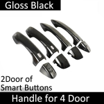 for Volkswagen VW Touran MK2 5T 2015 2016 2017 2018  2022 Gloss Black Door Handle Cover Stickers Car 4Handle 4 Buttons