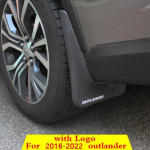 MITSUBISHI OUTLANDER 2013-2022 jaoks Porikaitse Tiiva Poriklapid Kaitsepritsme Poriklapi Tarvikud Auto Styline Eesmine Tagumine For 16-22 with logo gray
