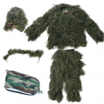 Kvaliteetne 3D jahindus Ghillie &uuml;likond Snaiper taktikaline s&otilde;jav&auml;e kamuflaažir&otilde;ivad armee tulistavad džungliriided &otilde;ues linnud teesklemis&uuml;likondAJ 170cm