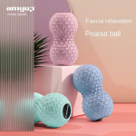 Maap&auml;hklipalli massaažipalli lihaseid l&otilde;dvestav l&uuml;lisamba kaelaosa, plantaarmeridiaanid fitness joogapall roosa