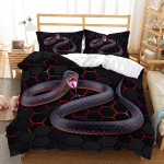 Madude mustriga voodipesu 3D-prinditud hirmu&auml;ratav loomade voodipesu ja padjap&uuml;&uuml;rid 2/3 t&uuml;kki pehmet ja masinas pestavat kodukaunistust poiste tubadesse Baby 100x135cm