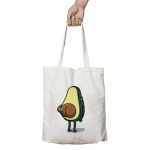 Armas Sport Love Avokaadoprint Korduvkasutatav ostukott Naiste l&otilde;uendist kandekotid Printimine &ouml;kokott Cartoon Shopper &otilde;laraamatu kotid 24*26cm