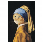 Abstraktne Naljakas Kunst P&auml;rlk&otilde;rvar&otilde;ngaga T&uuml;drukust L&otilde;uendimaalid Seinal Kunstiplakatid Ja Prindid Loomade Kunstipildid Cuadros 20x30cm