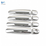 Auto v&auml;lisukse k&auml;epideme katted Kleebise kaunistuste tarvikud Skoda Octavia Fabia 2001-2007 Superb 2001-2008 Roomster jaoks Silver A