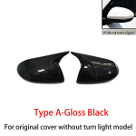 Mazda 3 2010-2013 6 2009-2011 jaoks tagavaate k&uuml;ljepeegli katte tiivakate auto v&auml;lisukse tagavaate korpuse sisekujundus s&uuml;sinikkiust Type A Gloss Black black