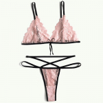 Naiste seksikas pesu Babydoll G-String Bandage Aluspesu &Ouml;&ouml;r&otilde;ivad Magamisriided Eksootilised r&otilde;ivad S roosa