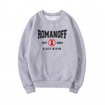 Romanoffi 1984. aasta dressipluus Natasha Romanoff superkangelaste pusad Naiste kaelariietega dressipluusid pikkade varrukatega pulloverid t&auml;navar&otilde;ivaste topid XL h&otilde;be