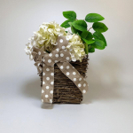 1 tk. koorev&auml;rvi Hortensia ukseriidekorv p&auml;rg Metslilled uks rippkorv p&auml;rg siidilill beež