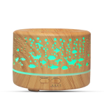 700ml Puidutera l&otilde;hnahajuti Kodu niisutajad Color Light eeterlike &otilde;lide hajuti aroomiteraapia elektriline &otilde;li difuusor UK beige